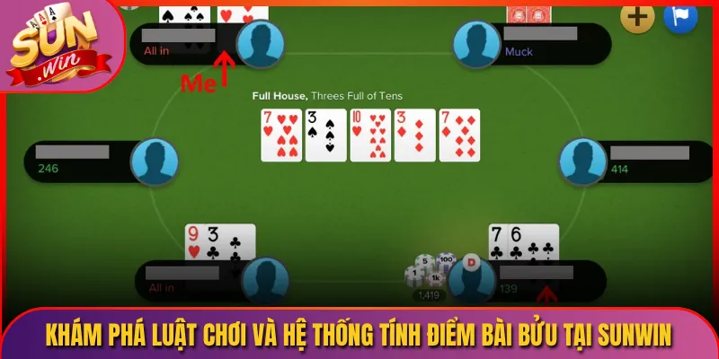 Khám Phá Luật Chơi Và Hệ Thống Tính Điểm Bài Bửu Tại Sunwin